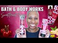 BATH &amp; BODY WORKS MINI HAUL | SWEETHEART CHERRY MIST REVIEW | LAYERING COMBOS | RACHELLE&#39;S PLANS