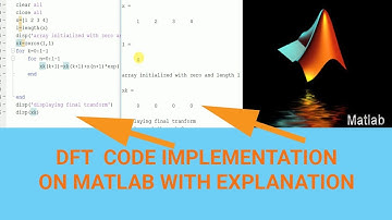 DFT without using function in matlab