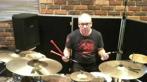 Paradiddles around the kit