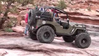 Moab Easter Jeep Safari 2010 Moab Rim Trail in a Willys Jeep