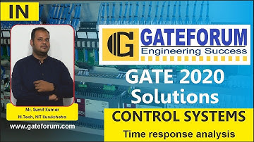 GATE 2020 Video Solutions I Instrumentation Engineering I Control Systems I Q 37
