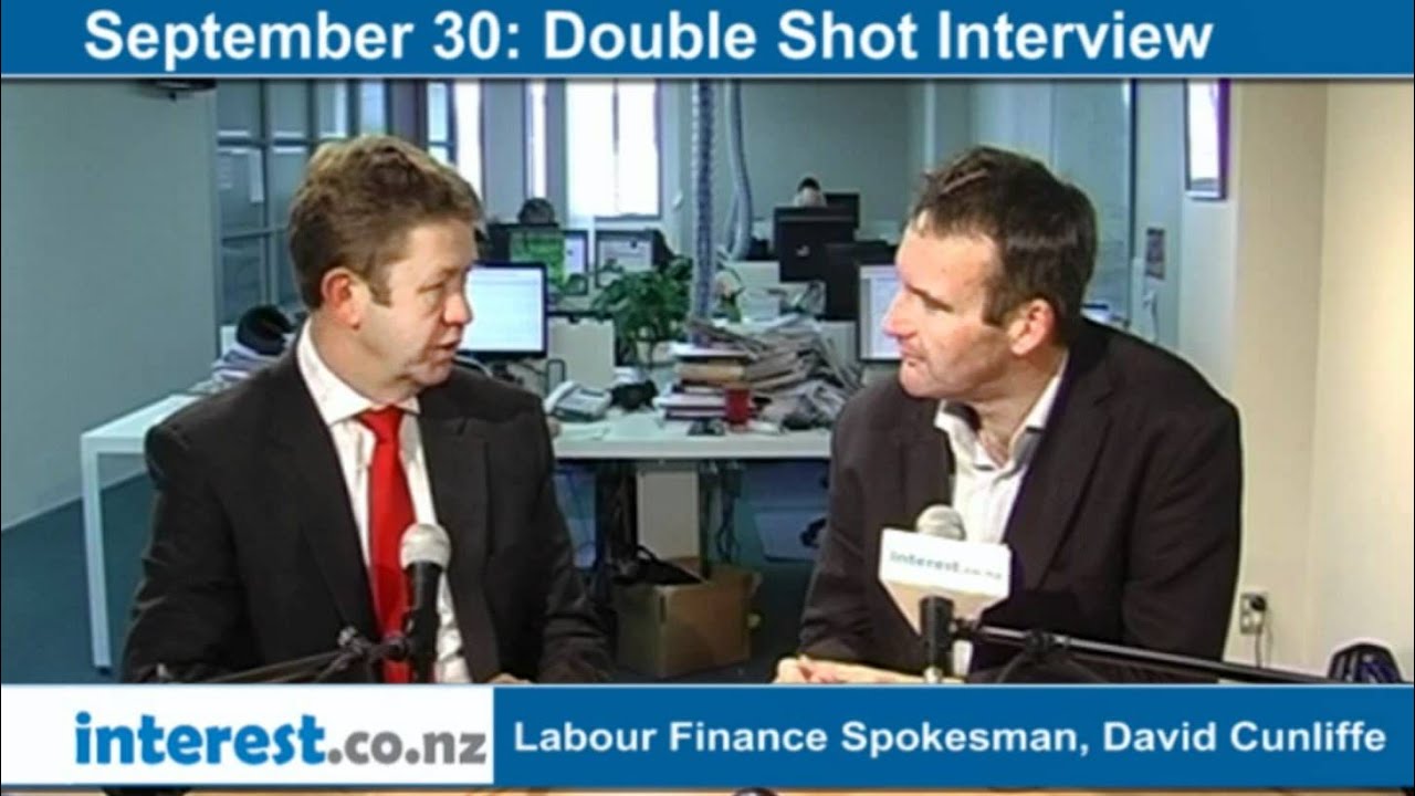 Double Shot Interview: Labour Finance Spokesman, David Cunliffe (with Bernard Hickey)