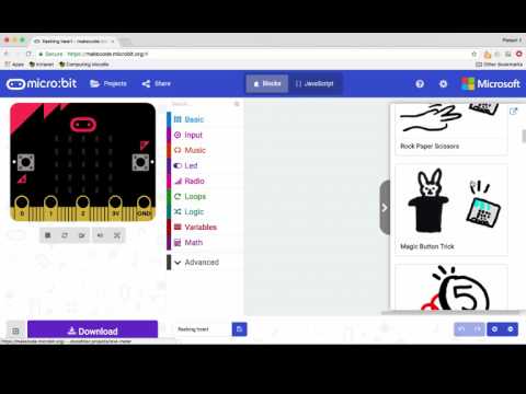 How to bring up tutorial window in Microbit coding window