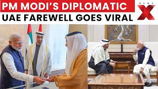 PM Modi Departs UAE: Visuals Surface As MBZ Escorts Him | Key Diplomatic Visit | NewsX