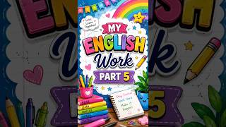 My English Work | Part 5 ✨ | Beautiful &amp; Creative English Notebook Decoration #gkguru #English