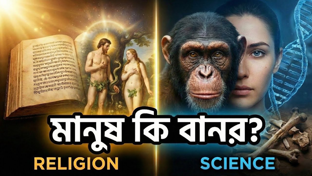 মানুষ কি সত্যিই বানর থেকে এসেছে? | Evolution vs Religion Explained ...