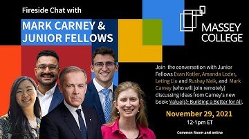 Fireside chat with Mark Carney on Value(s): Building a Better World for All