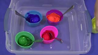 Golf Ball Painting Art For Preschool and Kindergarten