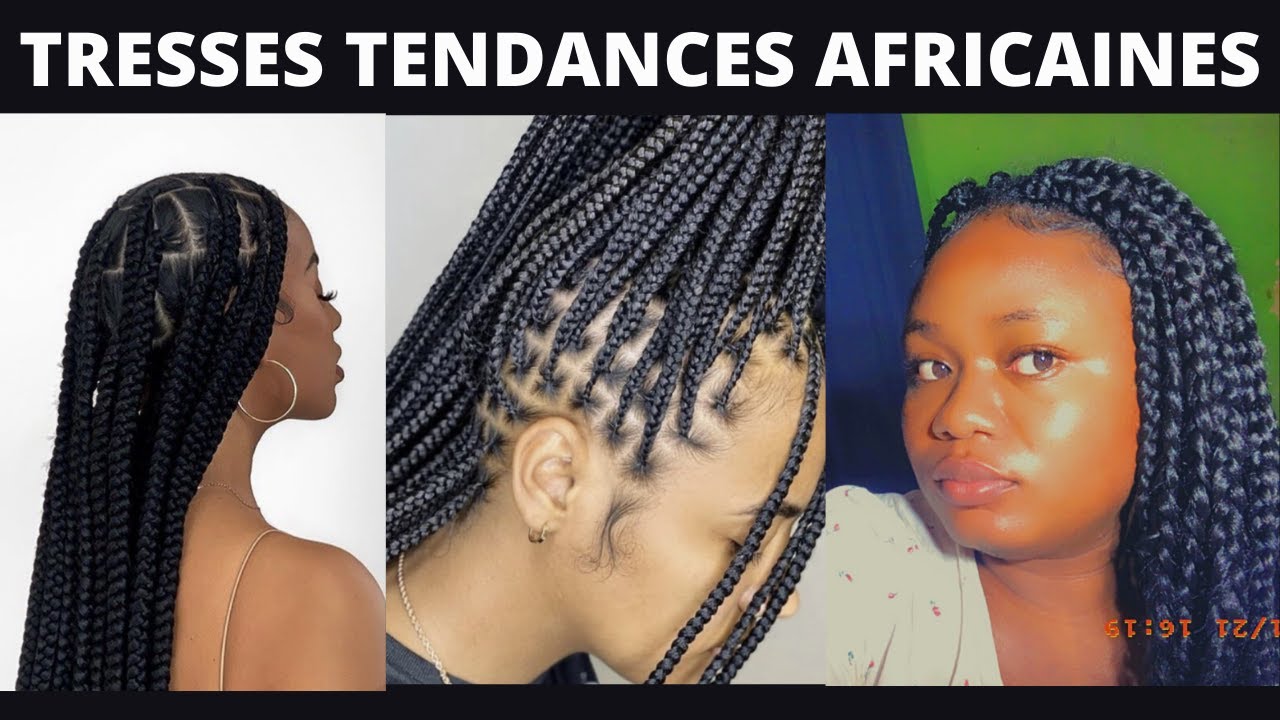 tresse africaine avec meche, jolie model tresse avec meche, tresse  africaine 2021 - YouTube