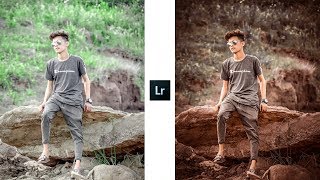 Moody Brown Portrait Color Effect In Lightroom | Best Color Effect | New Lightroom Mobile Tutorial screenshot 5