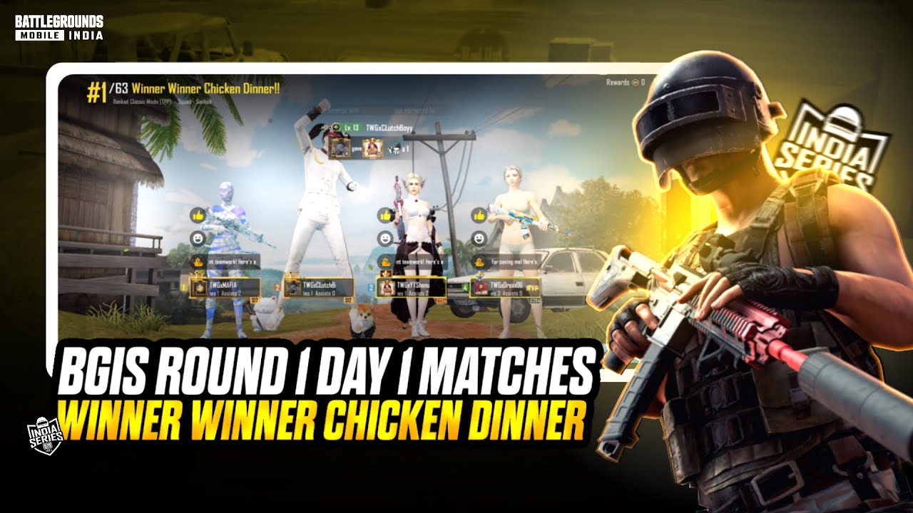 BGIS ROUND 1 DAY 1 MATCHES POV || 31 POINTS || SHANOK WWCD ...