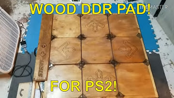 DDR Fun on the PS2 | Wooden DDR Pads