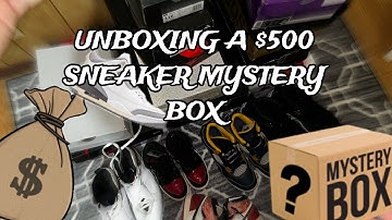 Unboxing a $500 SNEAKER mystery box !!!
