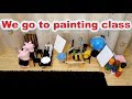 We go to painting class by HAPPY PIGS