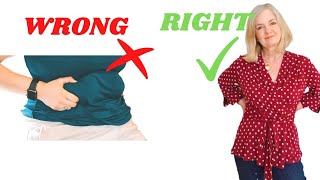 30 WAYS TO HIDE YOUR TUMMY     ~  DRESS TO HIDE YOUR BELLY