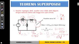 Rangkaian Listrik - Superposisi (Genap 2019/2020)