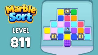 Marble Sort level 811 walkthrough solution 