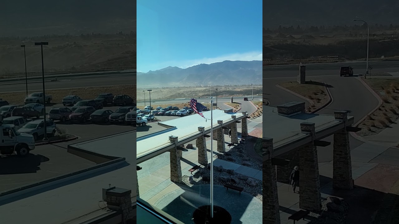 Colorado Springs VA during Wednesdays wind storm YouTube