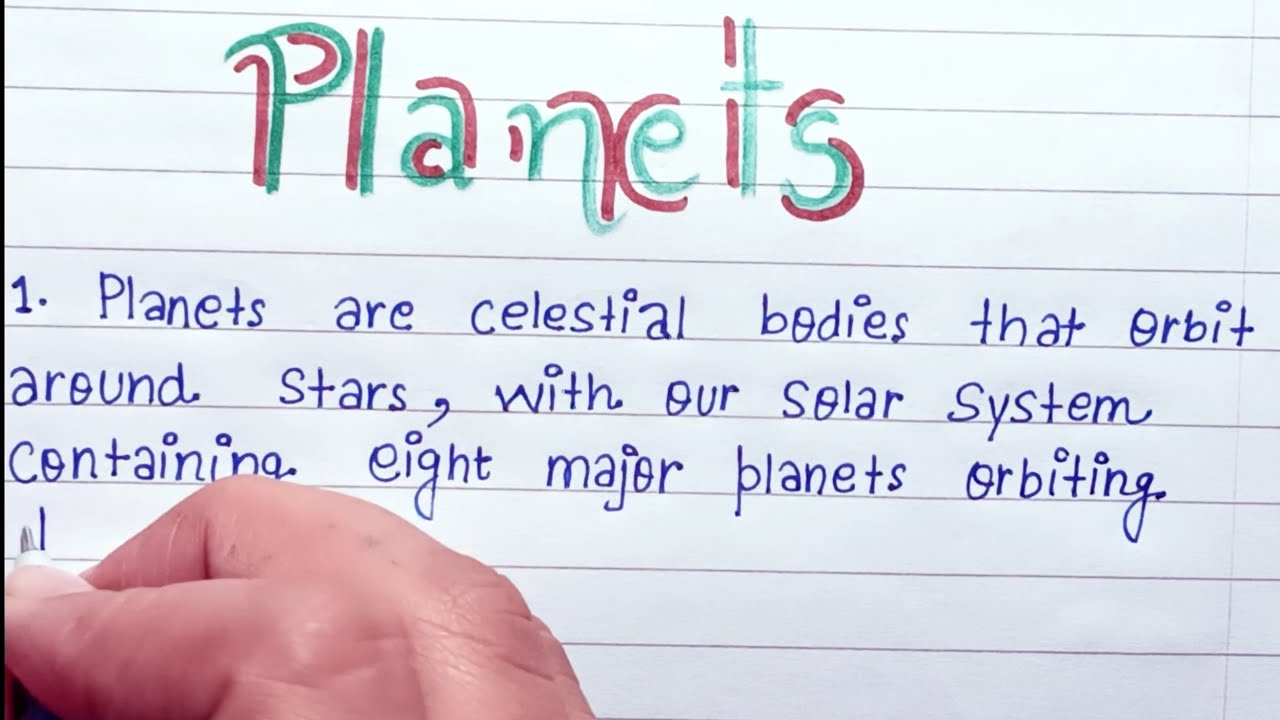 10 lines on Planet in English|Essay on Planet in English|Few lines on Planet|Essay on Planets