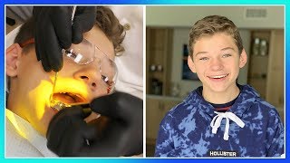 TYLER GETS HIS BRACES OFF! |  Teens teach mom a new game? | We Are The Davises