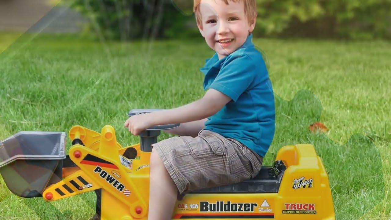 🚜 Kids Ride-On Truck with Digging Bucket - Fun & Educational Construction Toy for Kids!
