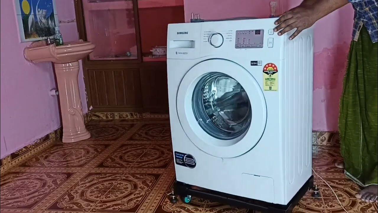 How To Move a Front Load Washing Machine By Yourself Washing Machine Trolley/Stand 360