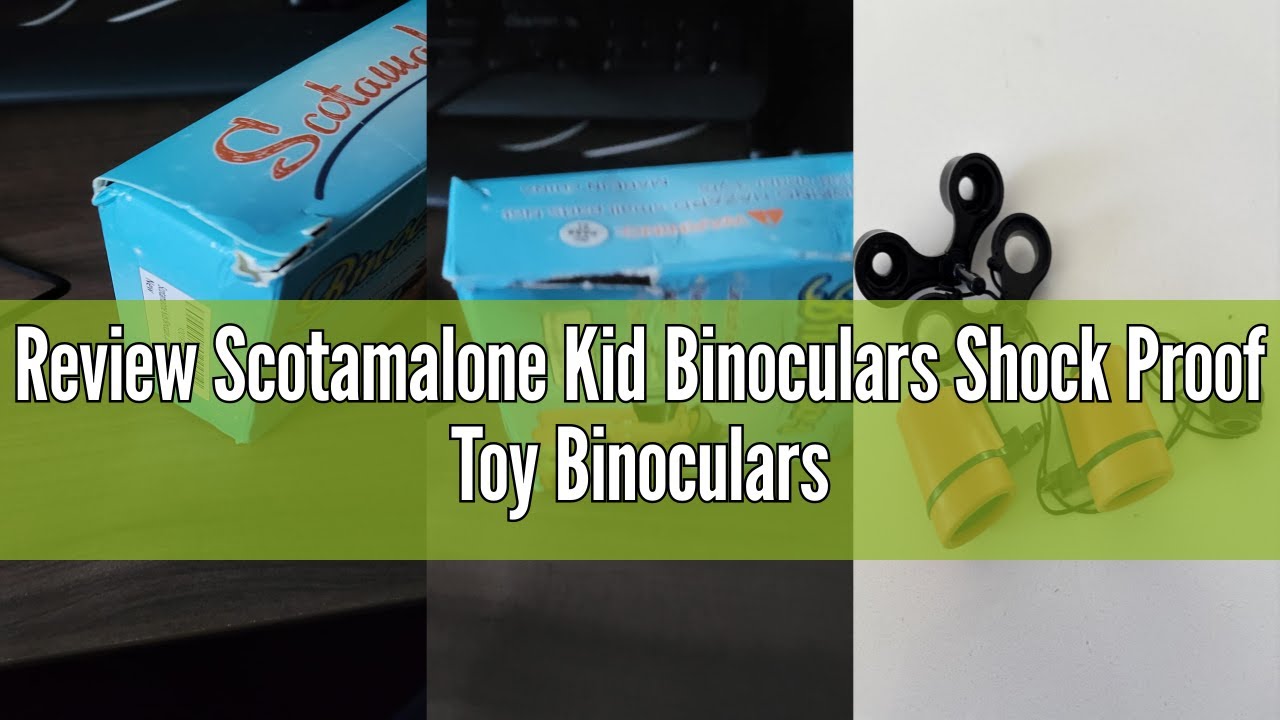 Review Scotamalone Kid Binoculars Shock Proof Toy Binoculars Set - Bird Watching - Educational Learn