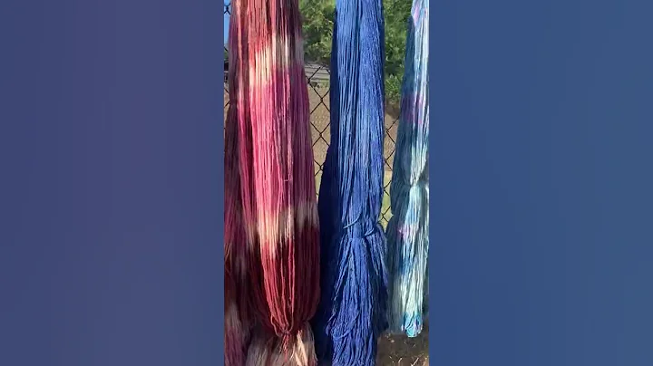 Hand painted yarns