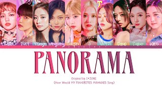 MY FAVS MAKNAES Sing "PANORAMA" | Original by IZ*ONE | Color Coded han/rom/eng