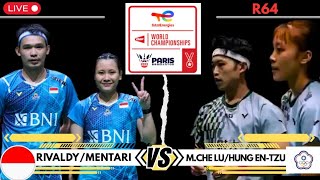 Seruh!😱 RIVALDY/MENTARI (INA) VS LU/HUNG (TPE) | World Championships Paris 2025