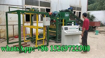 notice parts of QT4-25 automatic block machine when change molds