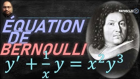 🦸‍♂️🔴ÉQUATION DIFFÉRENTIELLE DE BERNOULLI : LA MÉTHODE POUR LA TRANSFORMER EN ÉQUATION LINÉAIRE