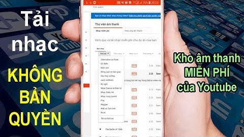 Cách tải nhạc thư viện âm thanh Youtube để làm video không dính bản quyền