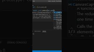 best way to find sum of array #javascript #shorts