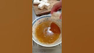 Full video of stir-fried young jackfruit with side dishes of fried tofu   tempeh with acan chili ...