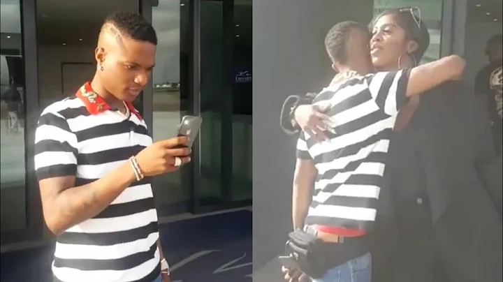 Wizkid Hugging And Kissing His New Girlfriend Tiwa Savage