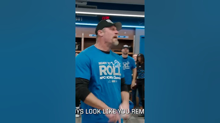 Lions vs. Vikings postgame locker room celebration