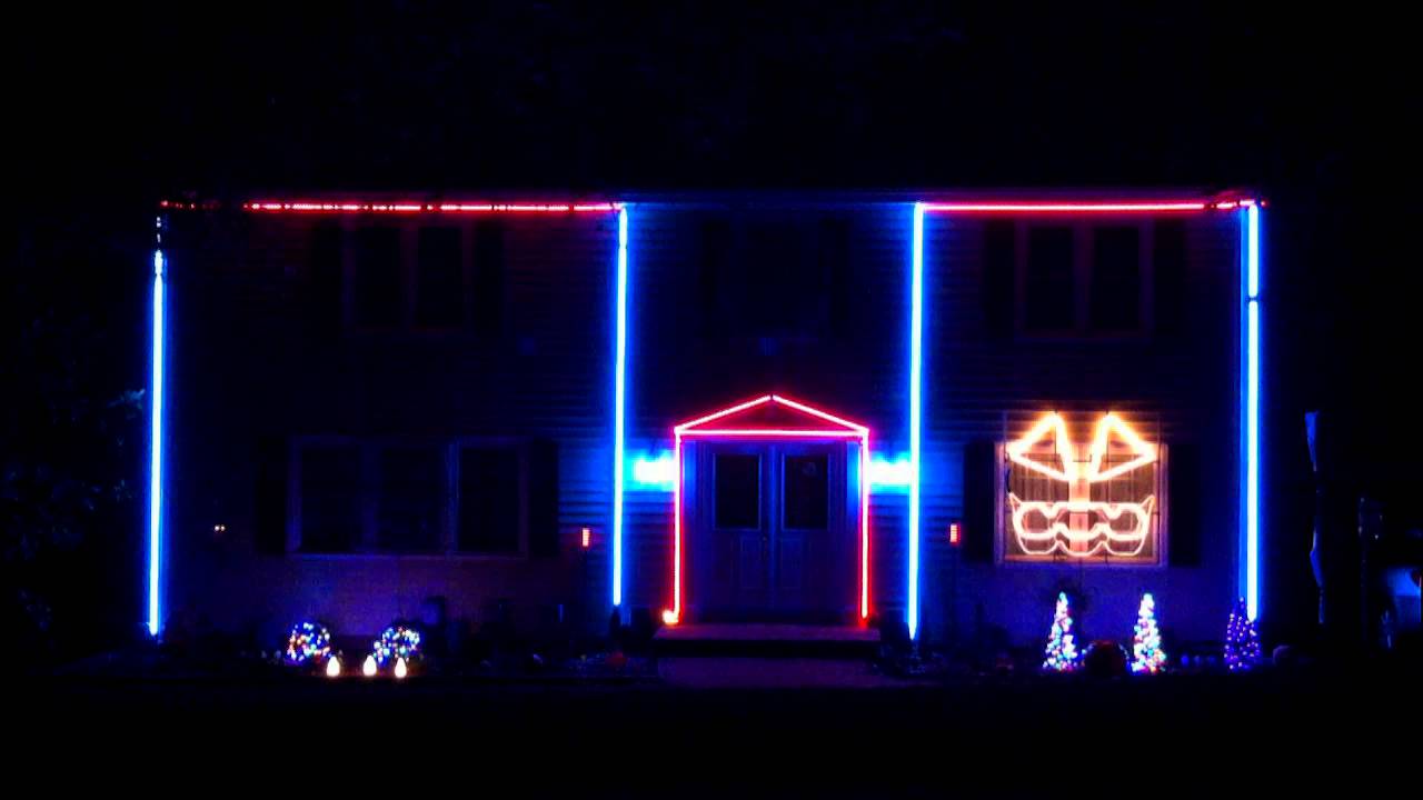 Halloween Light Show 2013 - The Devil Went Down To Georgia