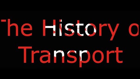 History of Transport in Hong Kong