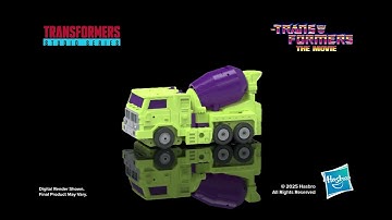 Transformers Studio Series 86 Constructicon Mixmaster (360° official video)