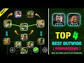 Top 5 Out Wide Best Formations In eFootball 2026 🔥 Gennaro Gattuso Link-Up Paly Out Wide Formation 🥶