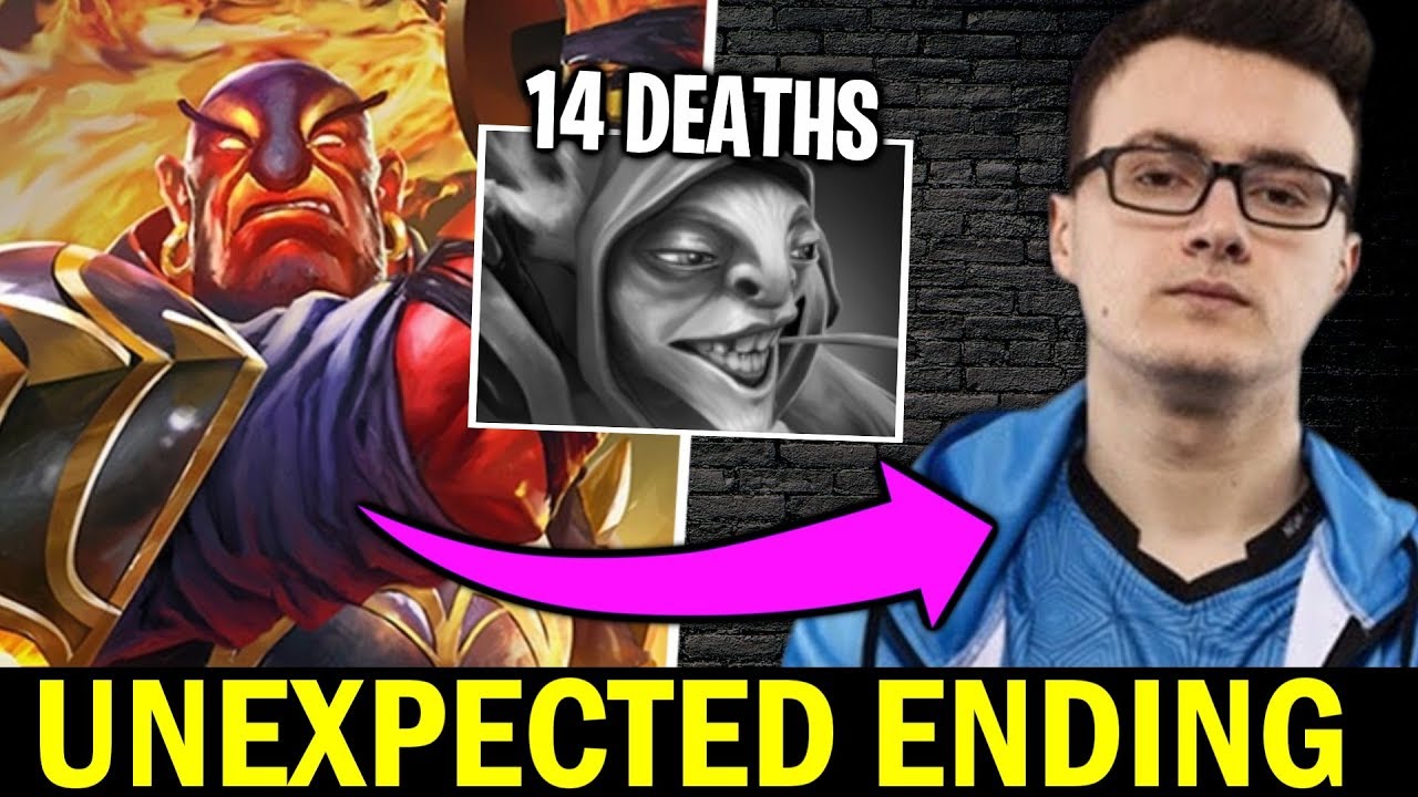 MIRACLE Ember Spirit 100% Counter Pro Meepo — Unexpected Ending Dota 2