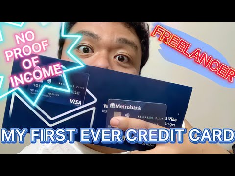 My first ever credit card as a freelancer. Metrobank Rewards Plus Visa