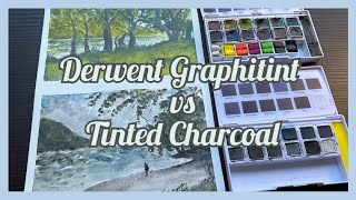 Derwent Graphitint Vs Tinted Charcoal Paint Pan Sets Speedpaint