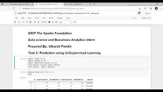 Unsupervised Machine learning | K-Means Clustering|Task-2|The Sparks Foundation