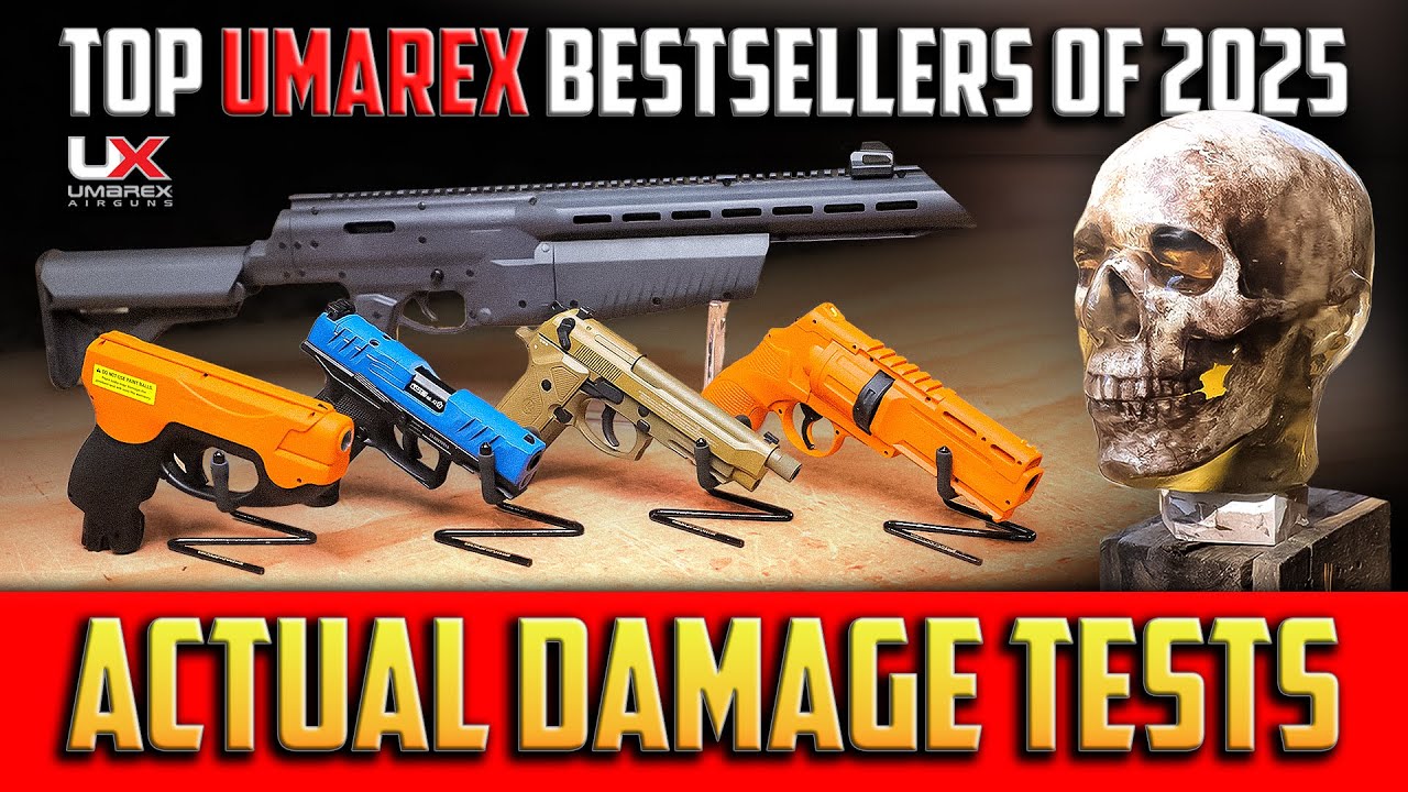 Топ-5 бестселлеров Umarex Airguns 2025 года — протестировано на ударопрочность (HDR50, M9A3, AirJ...