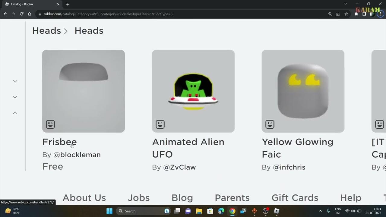 How to get new freesbie headless bundle free on roblox Free item in