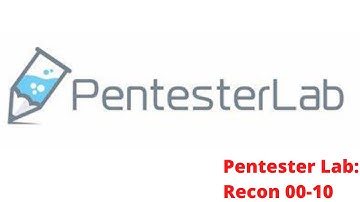 Pentester Labs: Recon 00 - 10