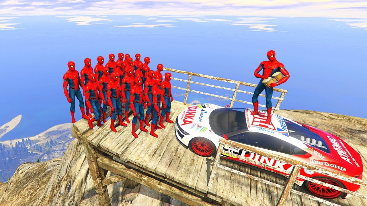 GTA 5 Crazy SPIDERMAN Ragdolls EPIC vol.3 (Euphoria Physics, Ragdolls, Fails, Funny Moments)