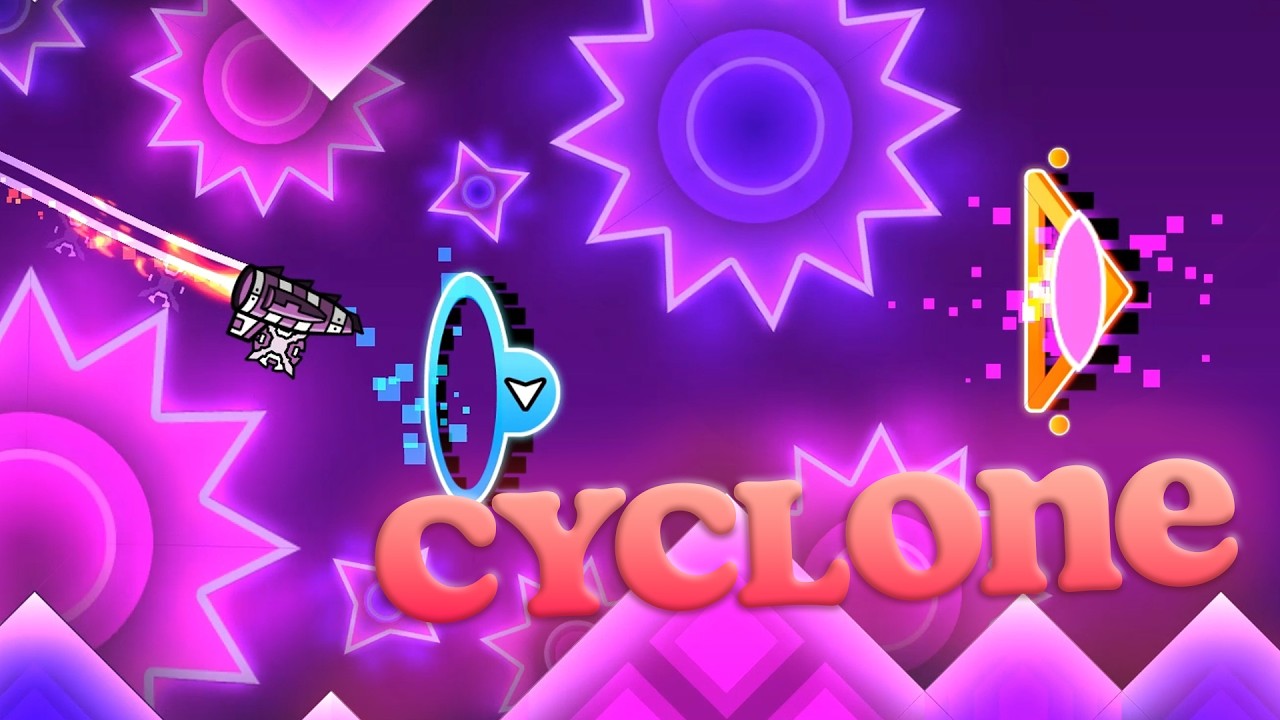 CYCLONE 100% [EXTREME DEMON] by BIANOX & more | Geometry Dash 2.2 - YouTube
